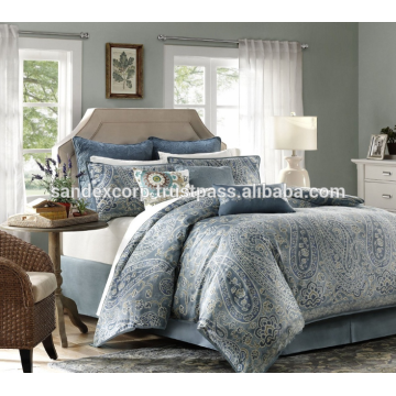 Embroidered Linen Bedding